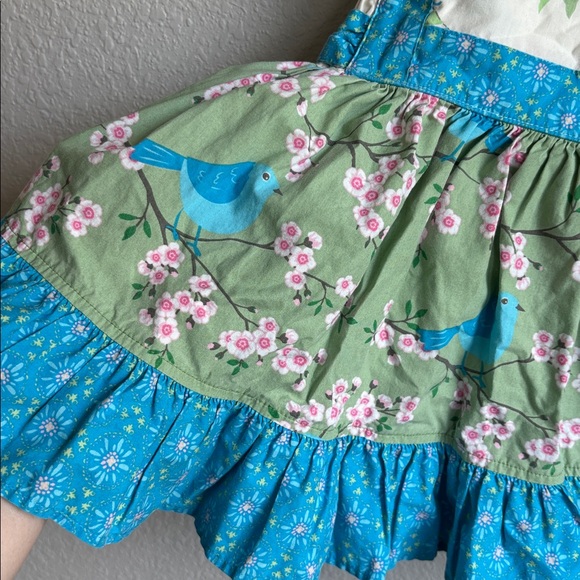 ELEANOR ROSE Bluebirds of Happiness Gracie Dress sz 5-6 - Picture 2 of 6